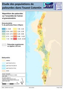 Cartographie des populations de palourdes