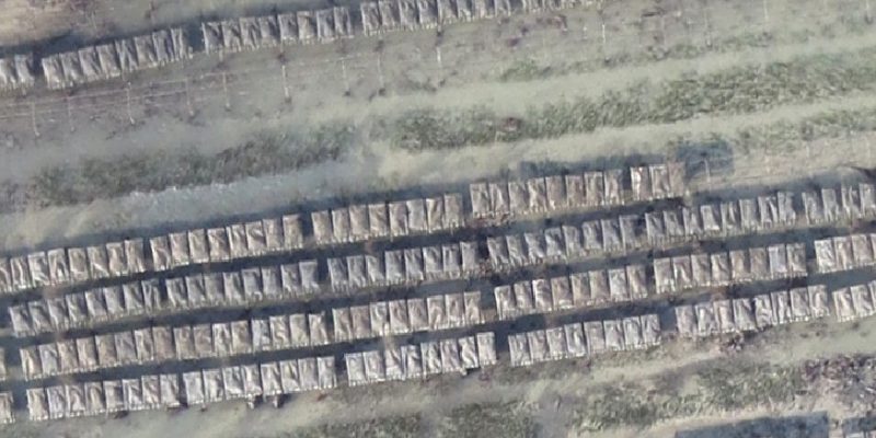 Photo aérienne au dessus des parcs ostréicoles dans le cadre du projet CIZO (@SMEL)