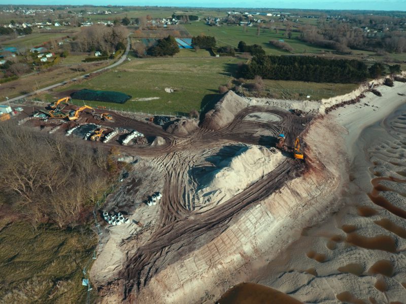 Derniers coups de pelleteuse avant d’achever les travaux le 08 février 2018 (@SMEL)