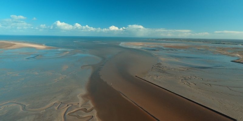 La baie des Veys (Manche, Calvados) dans laquelle se jettent 7 fleuves côtiers (@SMEL)