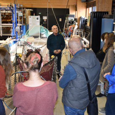 Visite du bassin d’essai de l’Ifremer Lorient (crédit photo : INdIGO)