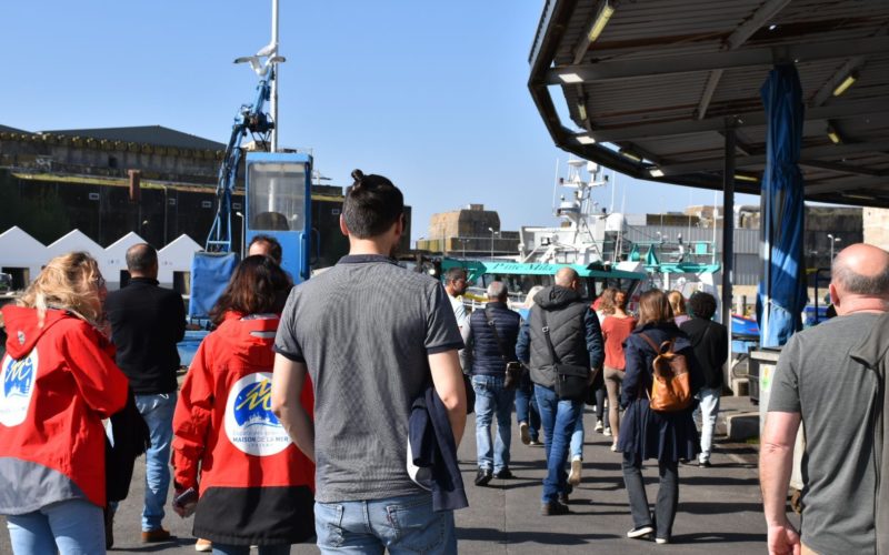 Visite du port de Lorient Keroman (crédit photo : INdIGO)